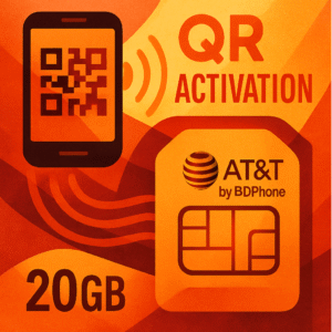 AT&T Smart Plan 20GB by BdPhone - QR Activation of eSIM
